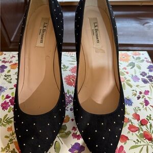 LK Bennett Black Velvet Women's Pumps